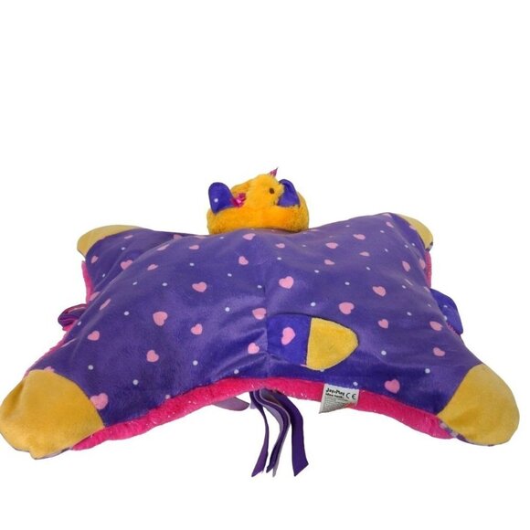 FlipaZoo Flip N Play Pink Unicorn Yorkie Puppy Dog Stuffed Pillow 2017 18" - Picture 8 of 11